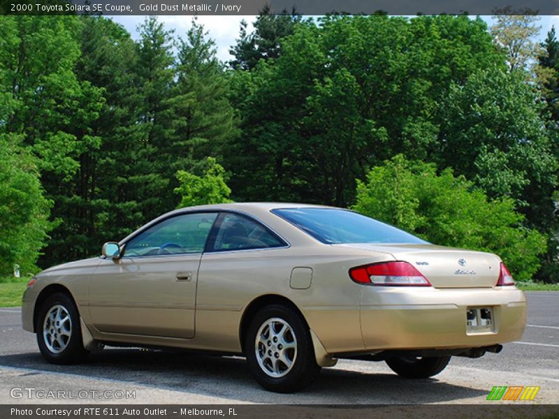 Gold Dust Metallic / Ivory 2000 Toyota Solara SE Coupe