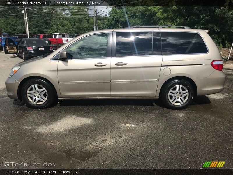 Desert Rock Metallic / Ivory 2005 Honda Odyssey EX-L