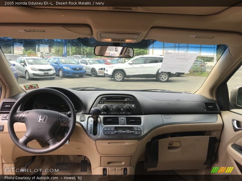 Desert Rock Metallic / Ivory 2005 Honda Odyssey EX-L