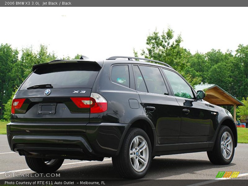 Jet Black / Black 2006 BMW X3 3.0i