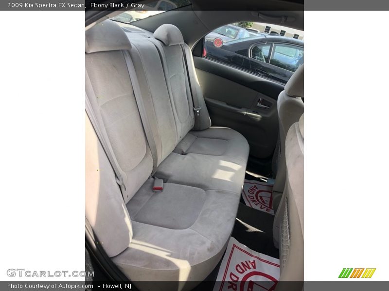 Ebony Black / Gray 2009 Kia Spectra EX Sedan