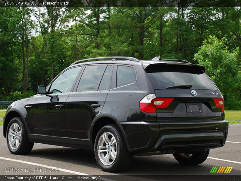 Jet Black / Black 2006 BMW X3 3.0i