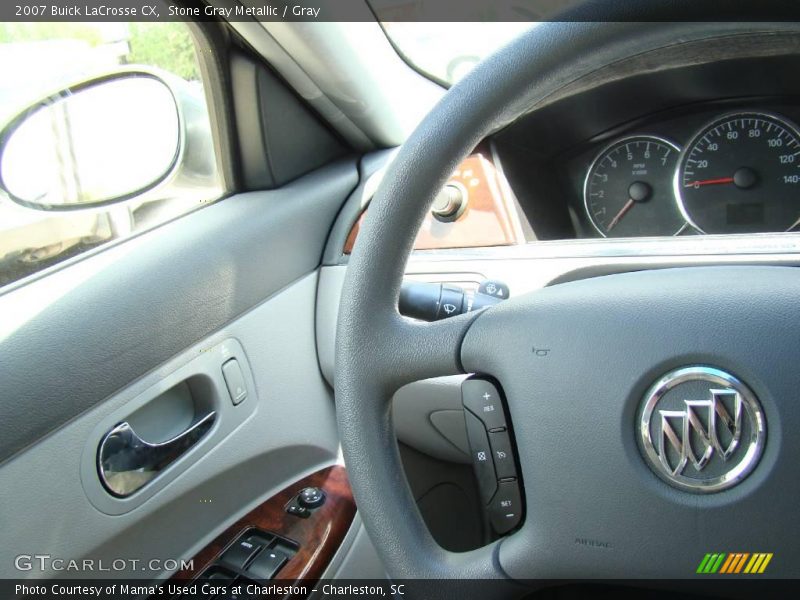 Stone Gray Metallic / Gray 2007 Buick LaCrosse CX