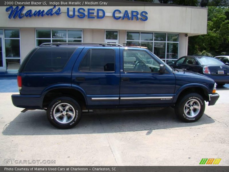 Indigo Blue Metallic / Medium Gray 2000 Chevrolet Blazer LS