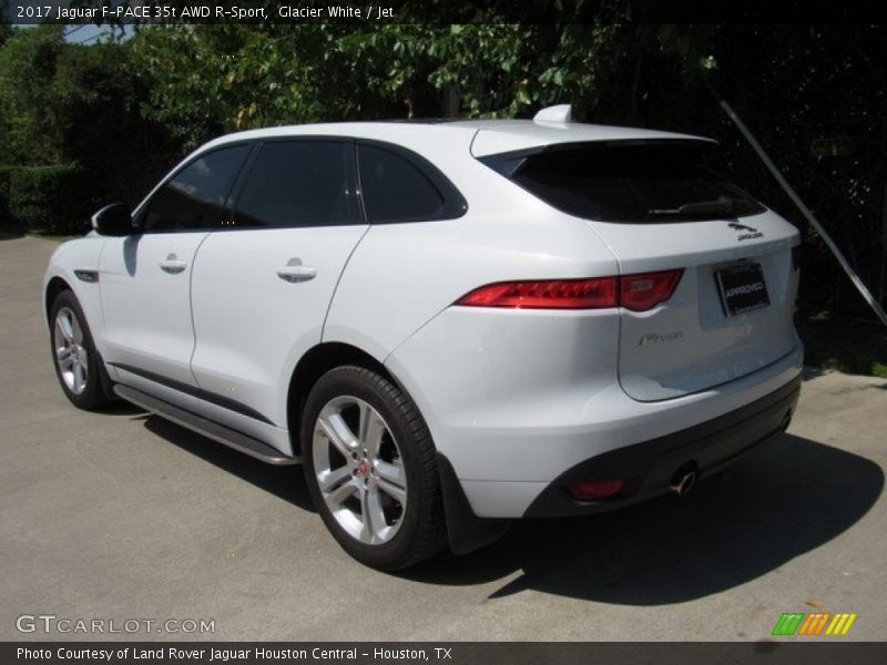 Glacier White / Jet 2017 Jaguar F-PACE 35t AWD R-Sport