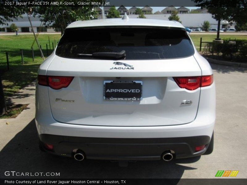 Glacier White / Jet 2017 Jaguar F-PACE 35t AWD R-Sport