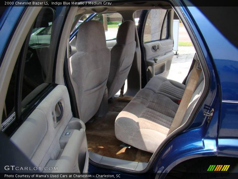 Indigo Blue Metallic / Medium Gray 2000 Chevrolet Blazer LS