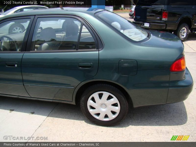 Woodland Pearl / Pebble Beige 2002 Toyota Corolla LE