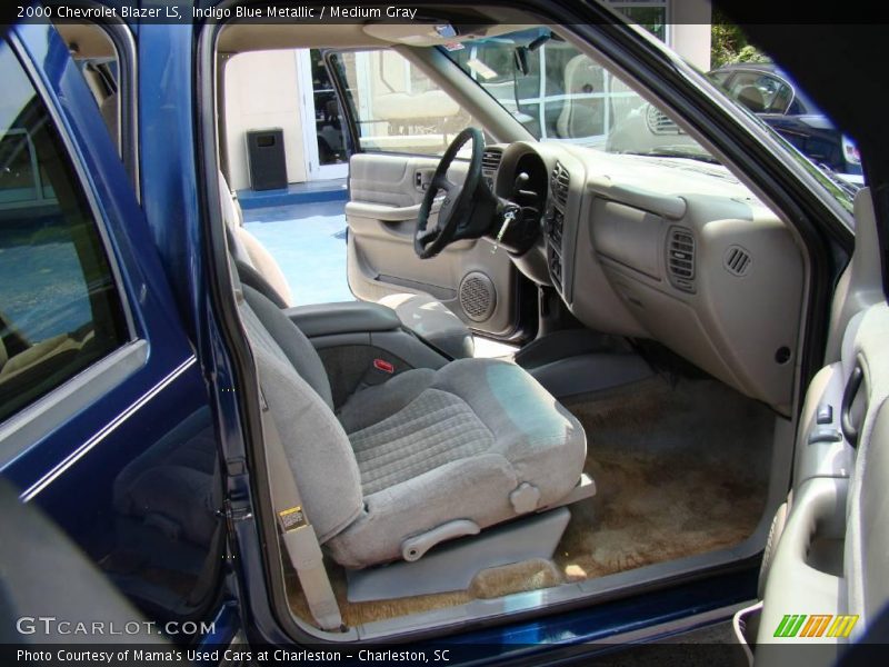 Indigo Blue Metallic / Medium Gray 2000 Chevrolet Blazer LS