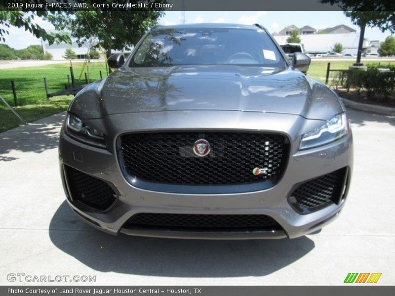 Corris Grey Metallic / Ebony 2019 Jaguar F-PACE S AWD