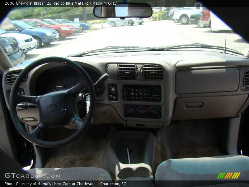 Indigo Blue Metallic / Medium Gray 2000 Chevrolet Blazer LS