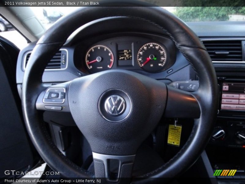 Black / Titan Black 2011 Volkswagen Jetta SE Sedan