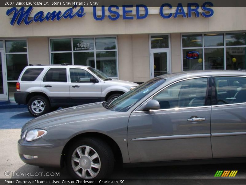 Stone Gray Metallic / Gray 2007 Buick LaCrosse CX