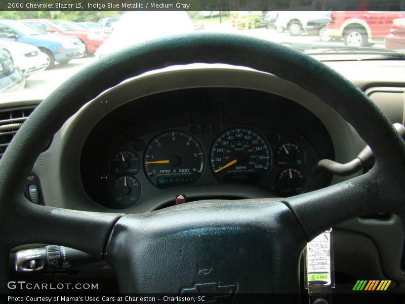 Indigo Blue Metallic / Medium Gray 2000 Chevrolet Blazer LS
