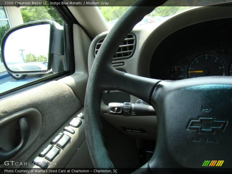 Indigo Blue Metallic / Medium Gray 2000 Chevrolet Blazer LS