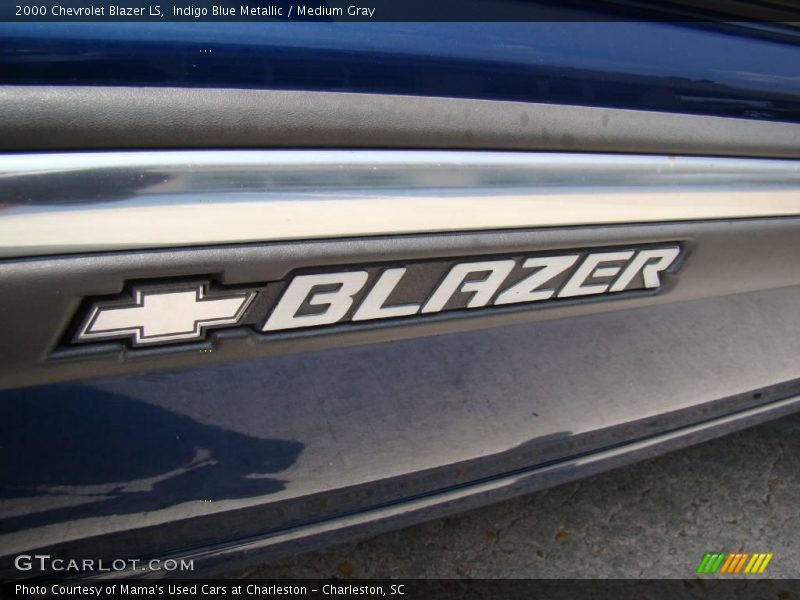 Indigo Blue Metallic / Medium Gray 2000 Chevrolet Blazer LS