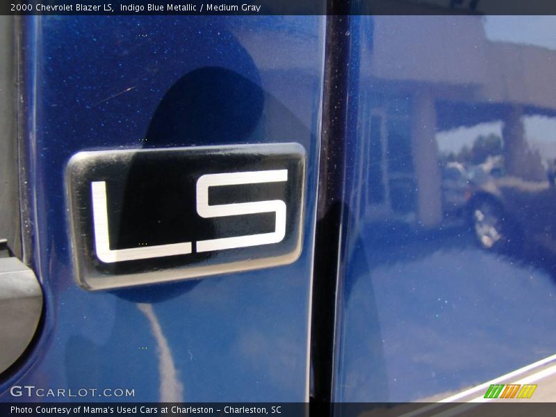 Indigo Blue Metallic / Medium Gray 2000 Chevrolet Blazer LS