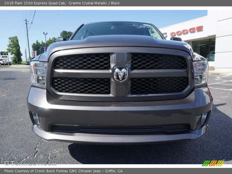 Granite Crystal Metallic / Black 2018 Ram 1500 Express Quad Cab