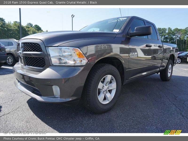 Granite Crystal Metallic / Black 2018 Ram 1500 Express Quad Cab