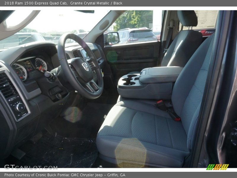 Granite Crystal Metallic / Black 2018 Ram 1500 Express Quad Cab
