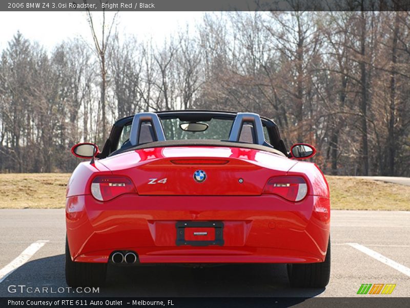 Bright Red / Black 2006 BMW Z4 3.0si Roadster