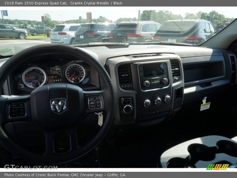 Granite Crystal Metallic / Black 2018 Ram 1500 Express Quad Cab