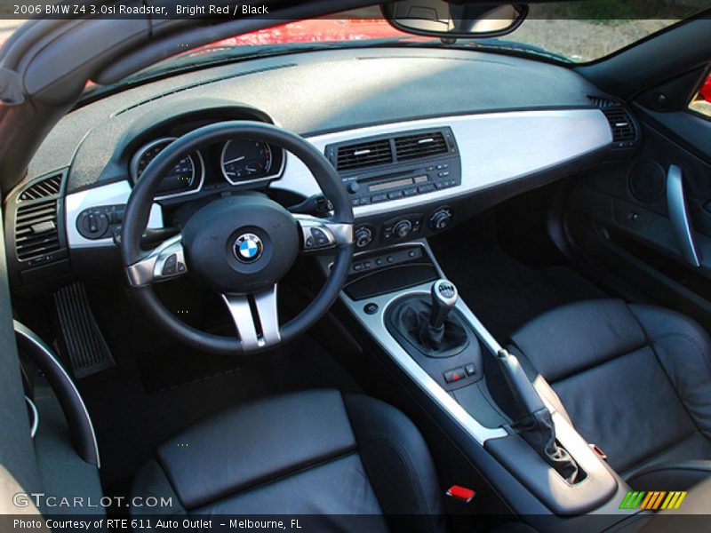 Bright Red / Black 2006 BMW Z4 3.0si Roadster