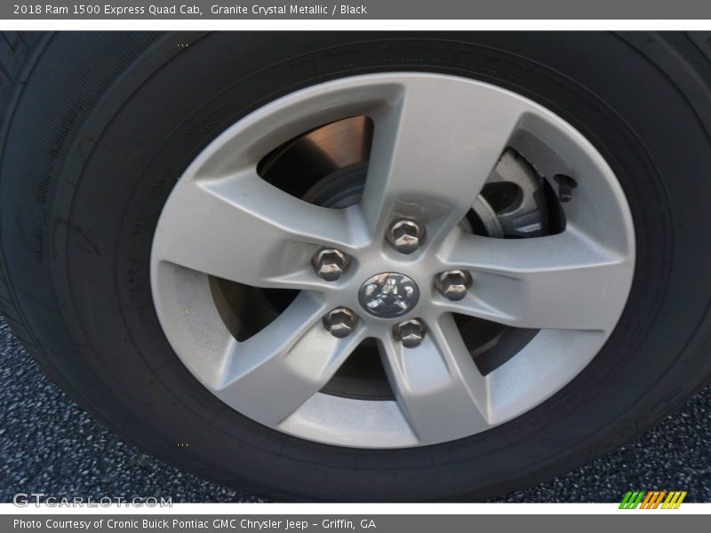 Granite Crystal Metallic / Black 2018 Ram 1500 Express Quad Cab