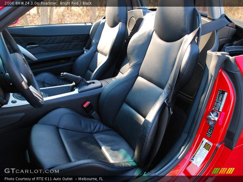 Bright Red / Black 2006 BMW Z4 3.0si Roadster