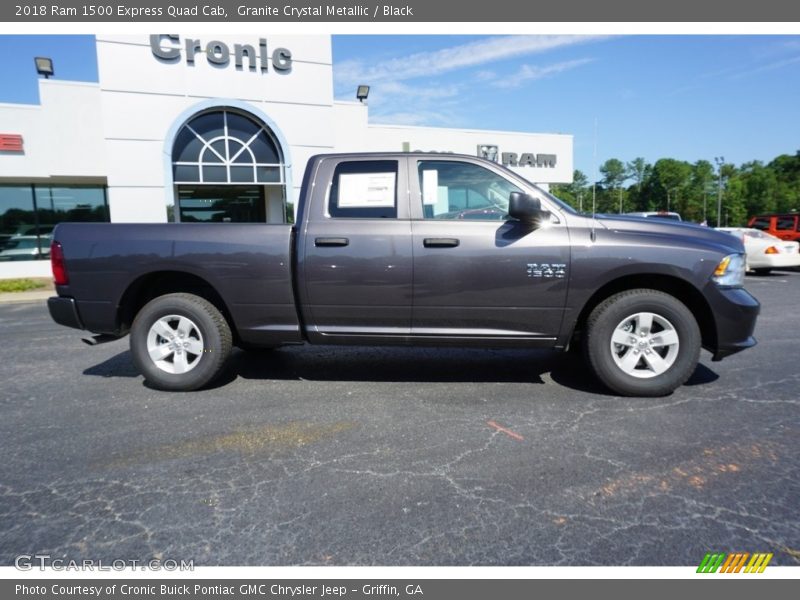 Granite Crystal Metallic / Black 2018 Ram 1500 Express Quad Cab