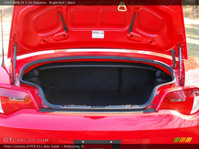 Bright Red / Black 2006 BMW Z4 3.0si Roadster