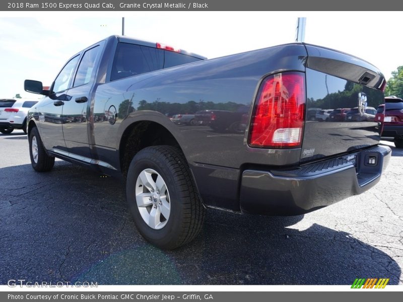 Granite Crystal Metallic / Black 2018 Ram 1500 Express Quad Cab