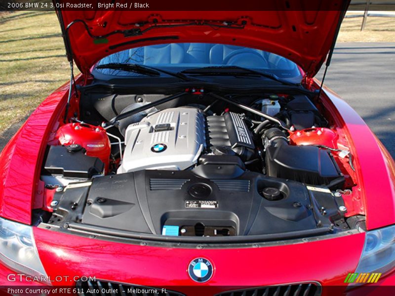 Bright Red / Black 2006 BMW Z4 3.0si Roadster