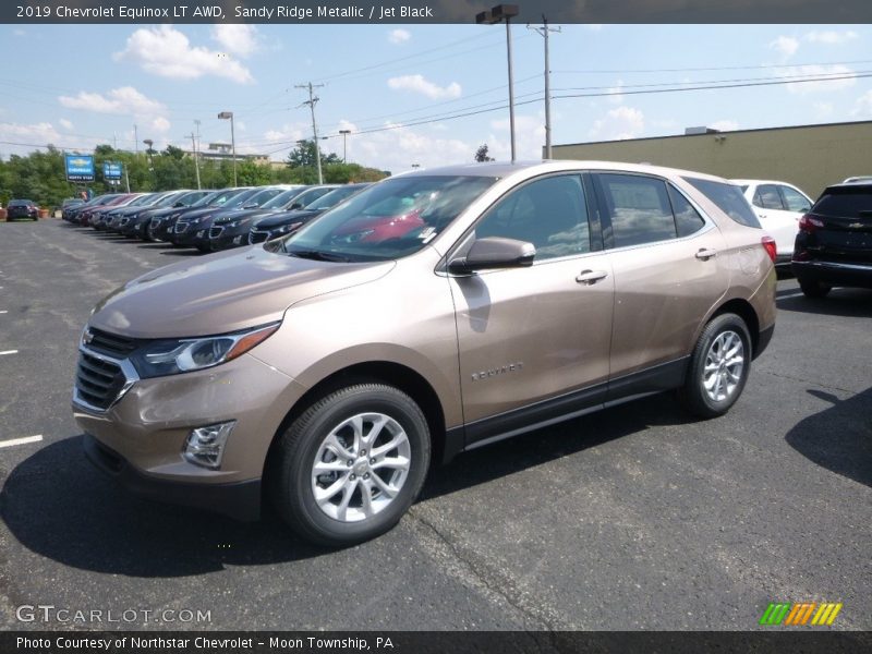 Sandy Ridge Metallic / Jet Black 2019 Chevrolet Equinox LT AWD