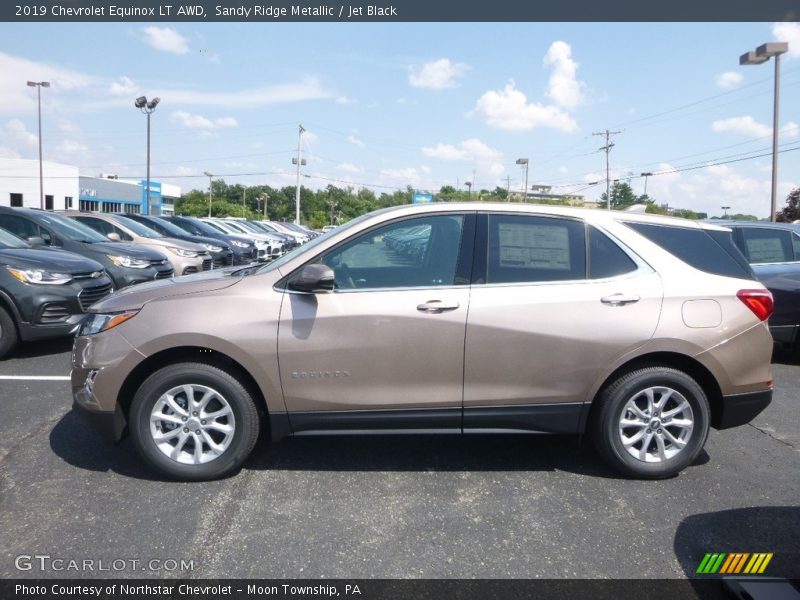 Sandy Ridge Metallic / Jet Black 2019 Chevrolet Equinox LT AWD