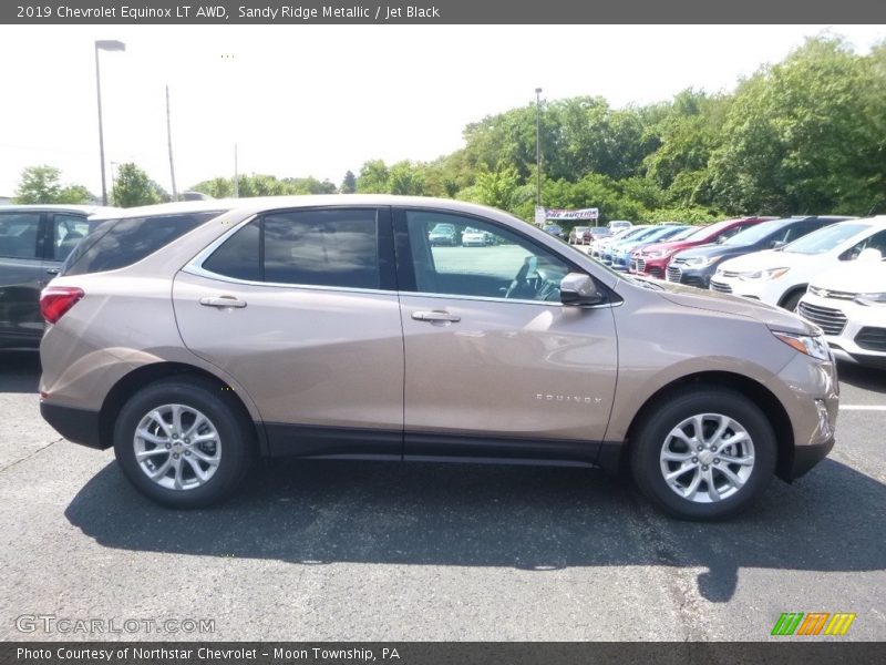 Sandy Ridge Metallic / Jet Black 2019 Chevrolet Equinox LT AWD