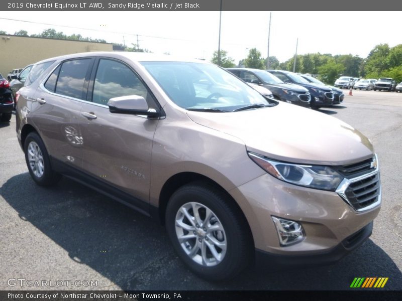 Sandy Ridge Metallic / Jet Black 2019 Chevrolet Equinox LT AWD