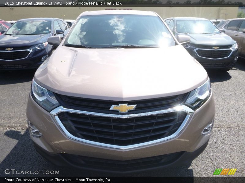 Sandy Ridge Metallic / Jet Black 2019 Chevrolet Equinox LT AWD