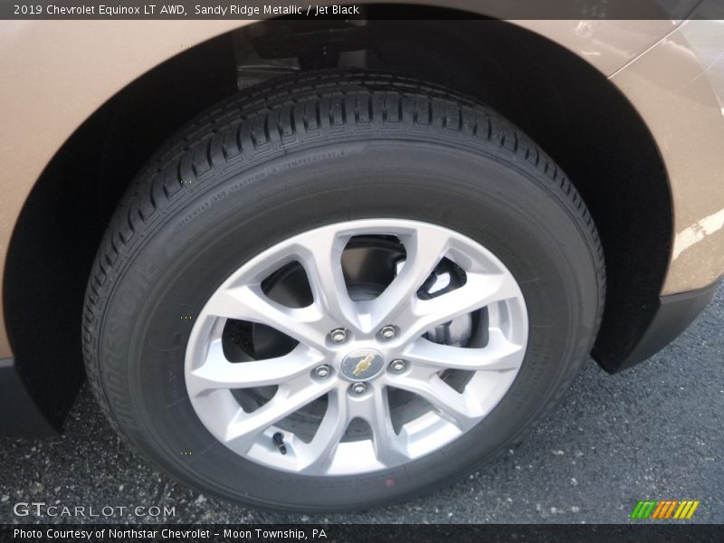 Sandy Ridge Metallic / Jet Black 2019 Chevrolet Equinox LT AWD