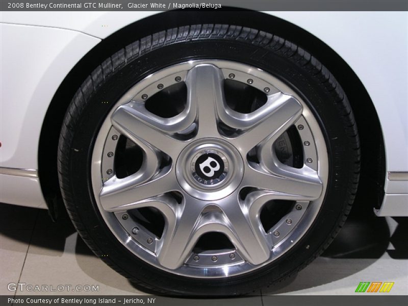 Glacier White / Magnolia/Beluga 2008 Bentley Continental GTC Mulliner
