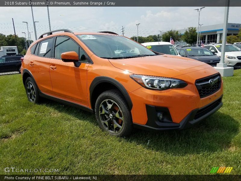 Sunshine Orange / Gray 2018 Subaru Crosstrek 2.0i Premium