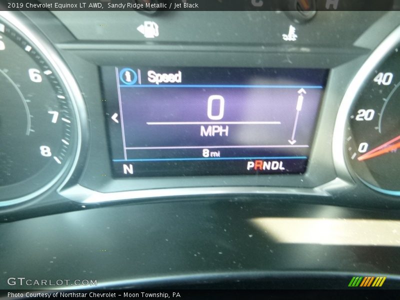 Sandy Ridge Metallic / Jet Black 2019 Chevrolet Equinox LT AWD