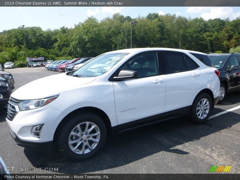 Summit White / Medium Ash Gray 2019 Chevrolet Equinox LS AWD