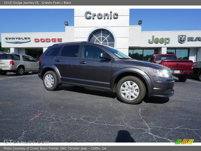 Granite Pearl / Black 2018 Dodge Journey SE