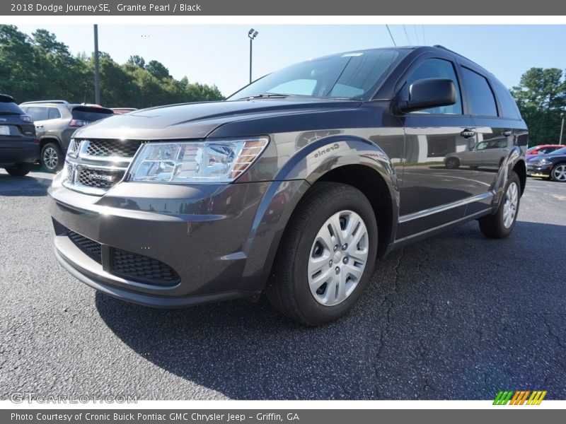 Granite Pearl / Black 2018 Dodge Journey SE