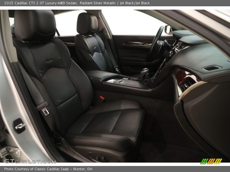Radiant Silver Metallic / Jet Black/Jet Black 2015 Cadillac CTS 2.0T Luxury AWD Sedan