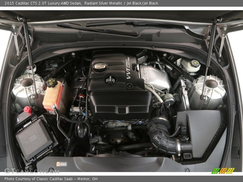 Radiant Silver Metallic / Jet Black/Jet Black 2015 Cadillac CTS 2.0T Luxury AWD Sedan