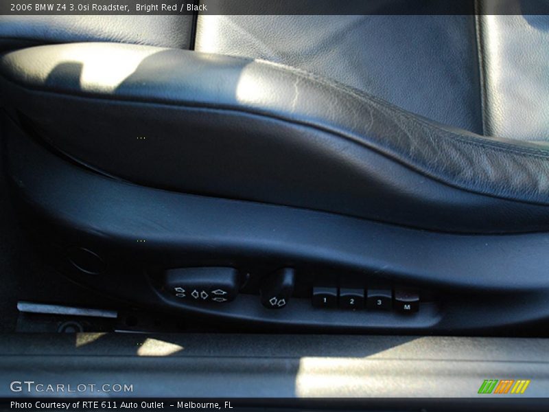 Bright Red / Black 2006 BMW Z4 3.0si Roadster