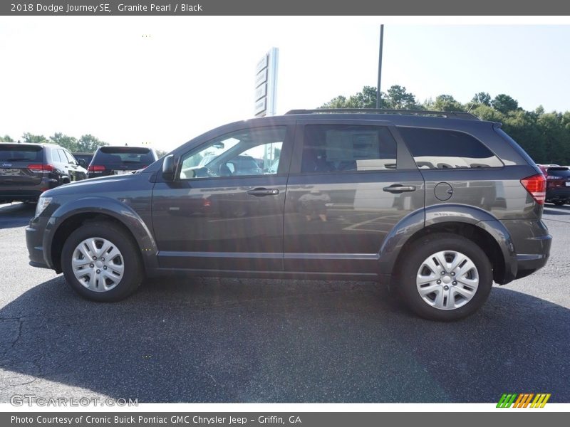 Granite Pearl / Black 2018 Dodge Journey SE