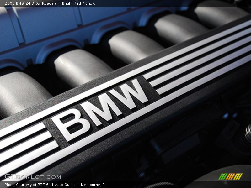 Bright Red / Black 2006 BMW Z4 3.0si Roadster